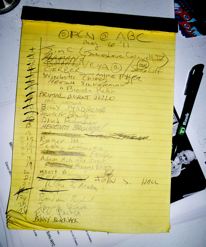the line up